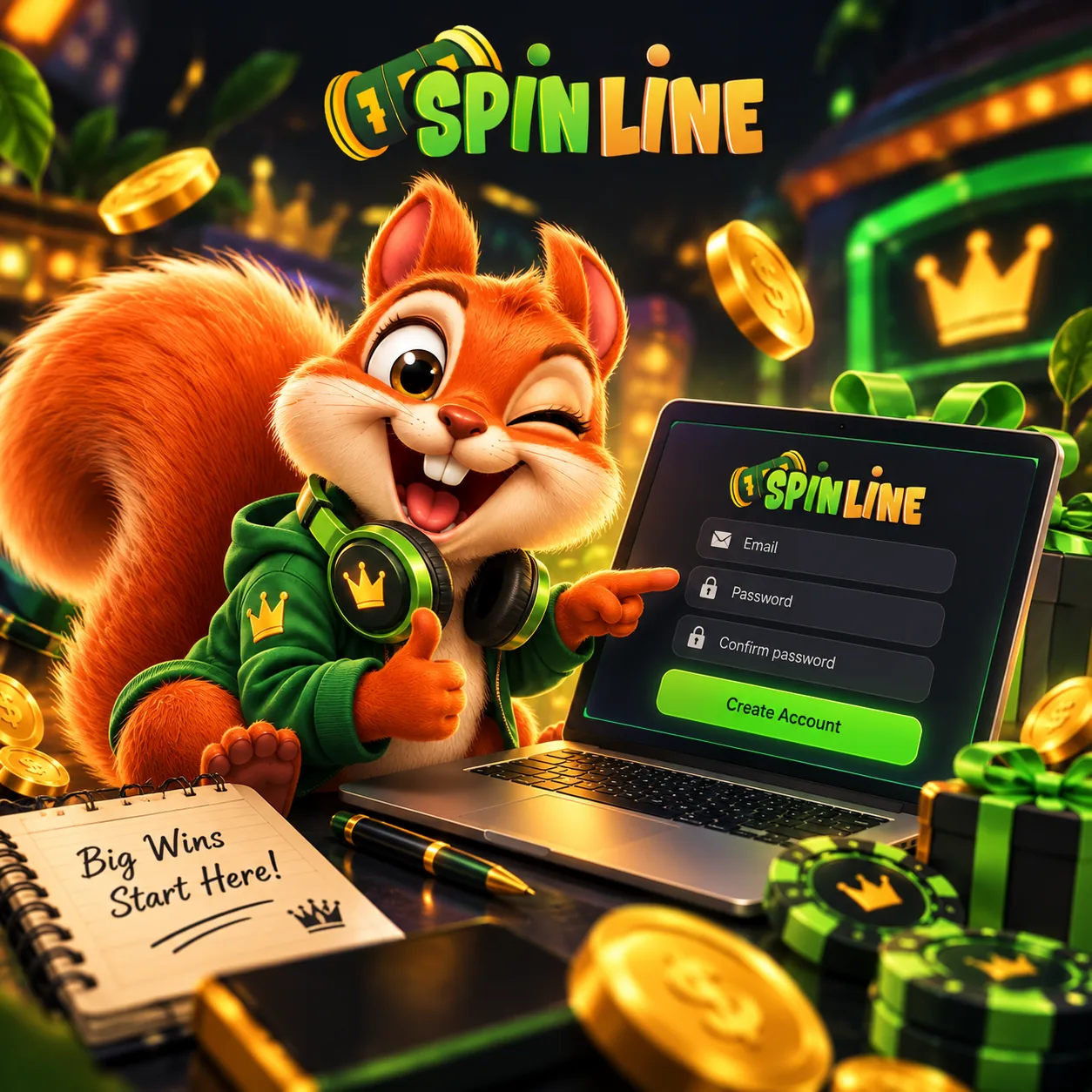 Spinline Casino registration